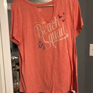 Beach squad cut out lane Bryant tee